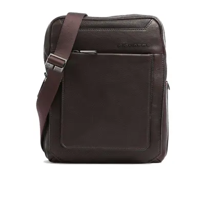 Piquadro, Tallin, Small, Leather Shoulder Bag, Brown, CA1816W108, 21.5 x 27 x 7 cm, Men's