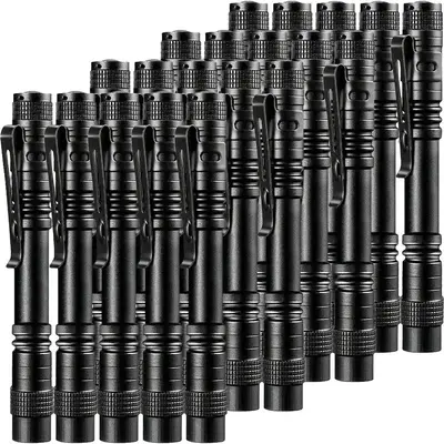 Portable Mini LED Flashlight Lamp Set, 5 Counts/10pcs/20pcs/set Handheld Pen Light, Lighting Super Small Pocket Torch with Hi...