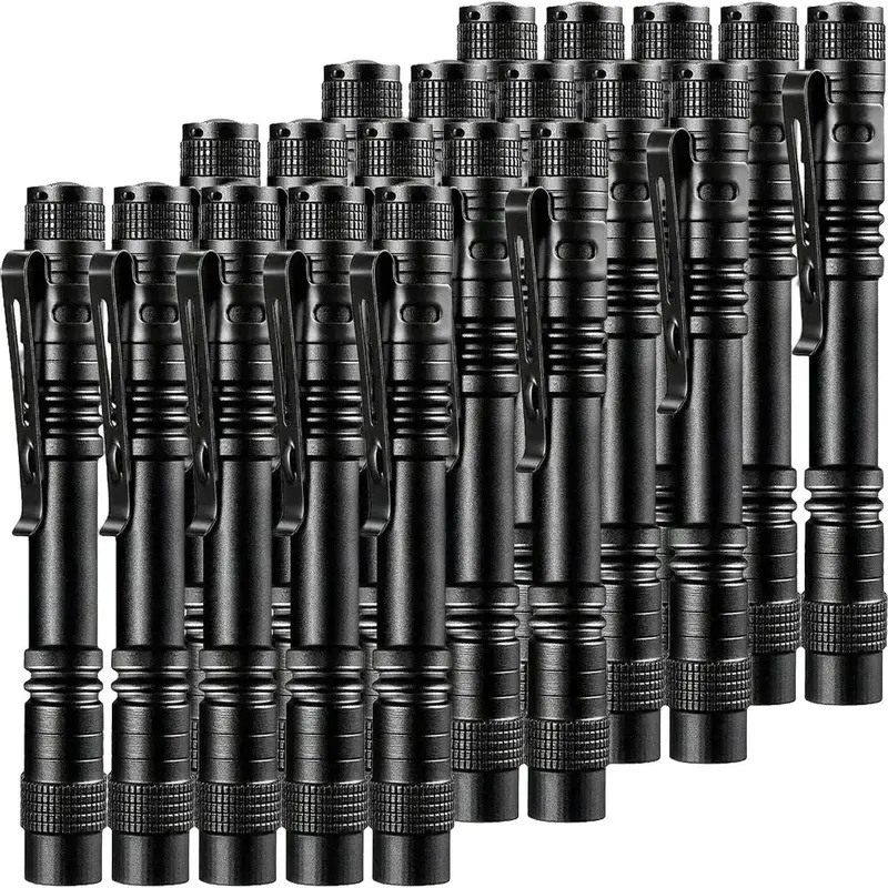 Portable Mini LED Flashlight Lamp Set, 5 Counts/10pcs/20pcs/set Handheld Pen Light, Lighting Super Small Pocket Torch with Hi...