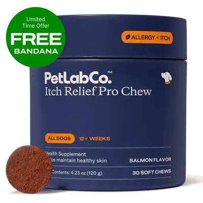 Itch Relief Pro - soft chews containing powerful antioxidants to target scratching, help maintain skin moisture, and support ...