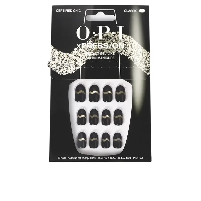 Opi Xpress-On Artificial Nails Nail Art Certified Chic 30 U