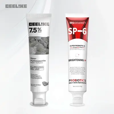 CEELIKE Red SP-6 Super Probiotic Toothpaste & Hydroxyapatite Toothpaste Set â Repairs Teeth, Freshens Breath, and Enhances ...