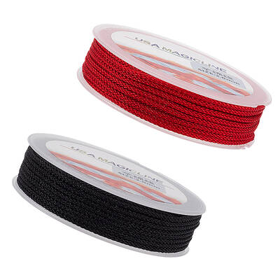 2 Rolls 2 Colors 10M Nylon Round Cord