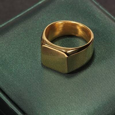 Square Stainless Steel Finger Rings