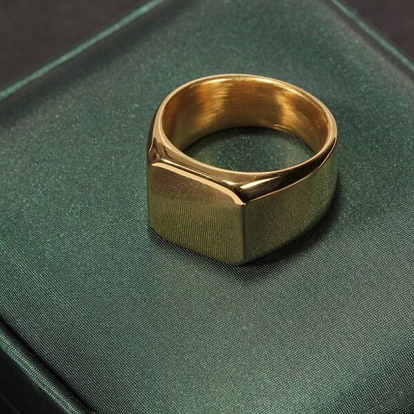 Square Stainless Steel Finger Rings