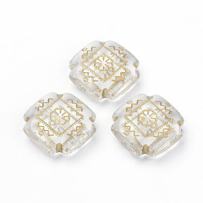 Plating Transparent Acrylic Beads