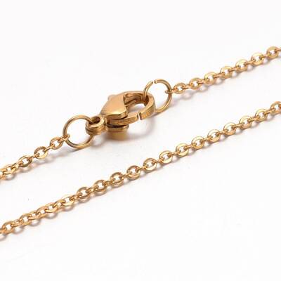304 Stainless Steel Cable Chain Necklaces