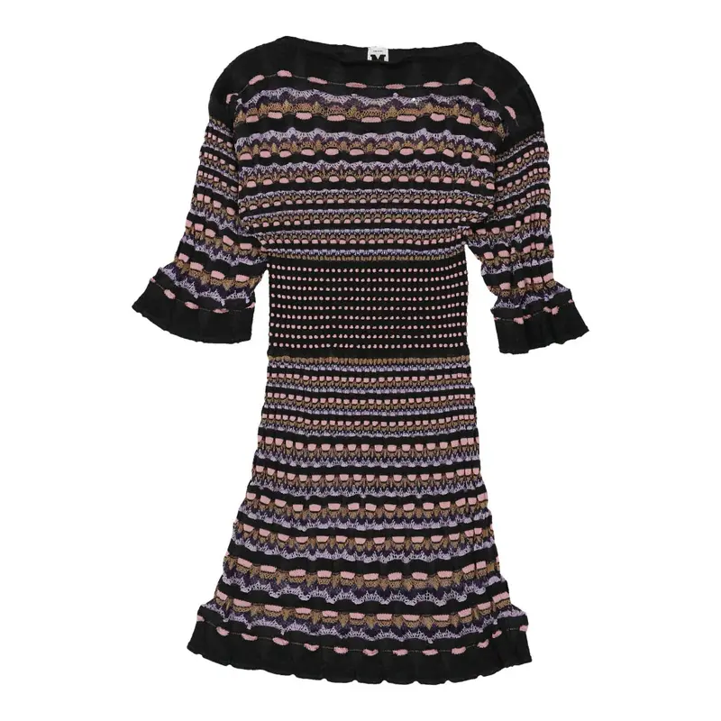 Missoni Sheer Jumper Dress - Small Black Cotton Blend | Size: small