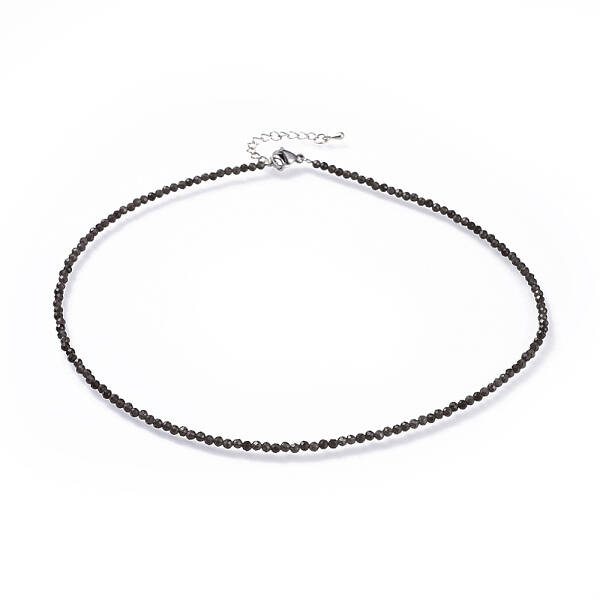 Natural Obsidian Beaded Necklaces