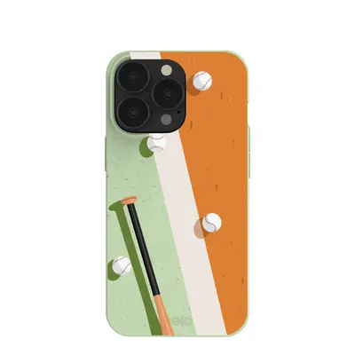 Sage Green Baseball Field iPhone 13 Pro Case