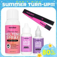 Dolahair Wig Glue Spray for Front Lace Wig Melting Spray for Wigs Lace Bond Spray Glue Adhesive Wig Install Kit With Glue Rem...