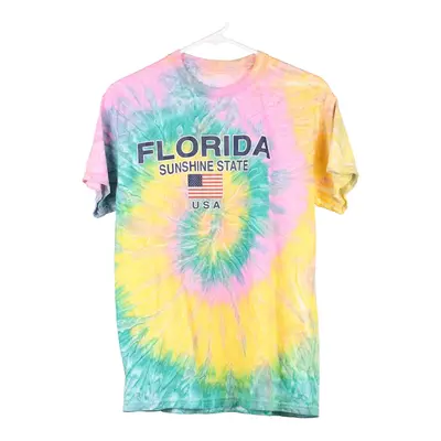 Florida Unbranded Tie-Dye T-Shirt - Small Multicoloured Cotton