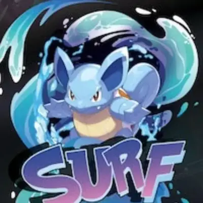 Surf Slab Bag - 1 English or Japanese PSA/Beckett/CGC Graded Card