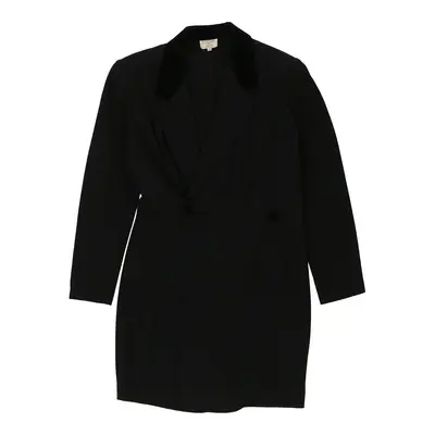 Nixmar Midi Blazer - Large Black Polyester Blend