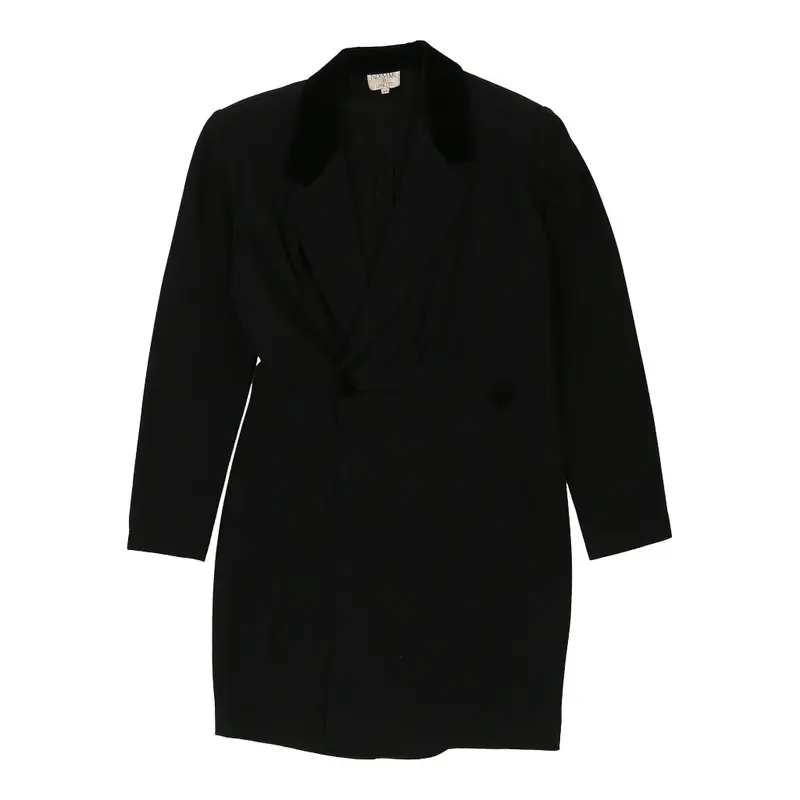 Nixmar Midi Blazer - Large Black Polyester Blend