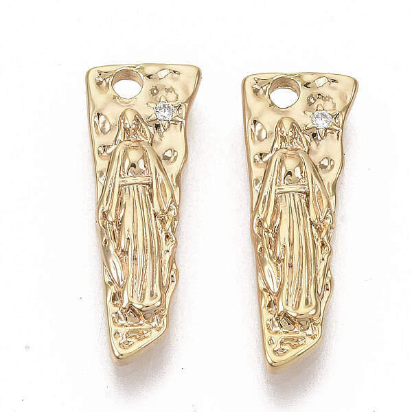 Brass Cubic Zirconia Pendants