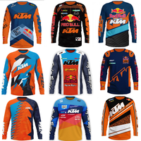 KTM Factory Racing Team Lightweight Long Sleeve Shirt Jersey Motocross Apparel Dirt Bike Apparel Motorcycle Long Sleeve Jerse...