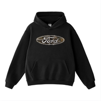 Ford Logo Black Tee Ford Shirt Love Sweatshirt T-Shirt Hoodie Ford Apparel 90s casual Full color Black Ford Tee Casual wear T...
