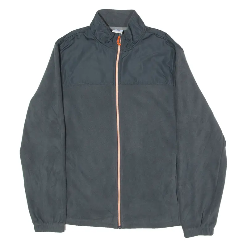 STARTER Mens Fleece Jacket Grey 90s S