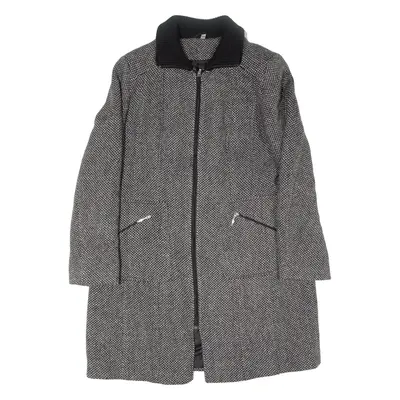 BIAGGINI Jacket Grey Wool Womens L