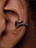 Punk Style Snake Design Ear Cuff, Fashionable Earrings for Men & Women, Trendy All-match & Exquisite Jewelry for Birthday Gif...