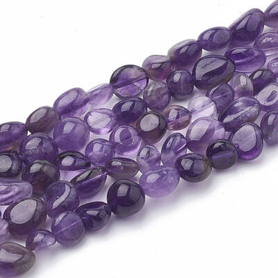 Natural Amethyst Beads Strands
