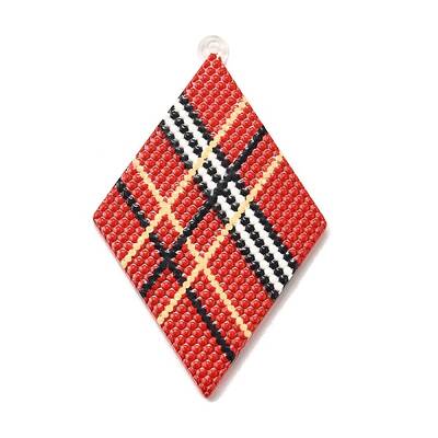 Rhombus Acrylic Big Pendants Diy Earrings Accessories