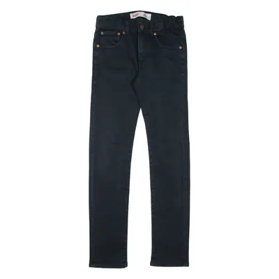 LEVI'S 510 Jeans Grey Denim Slim Skinny Boys W26 L28