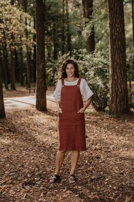 JADE dress in Terracotta | Size: XS