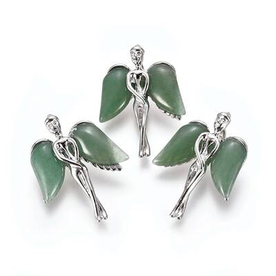 Natural Green Aventurine Pendants