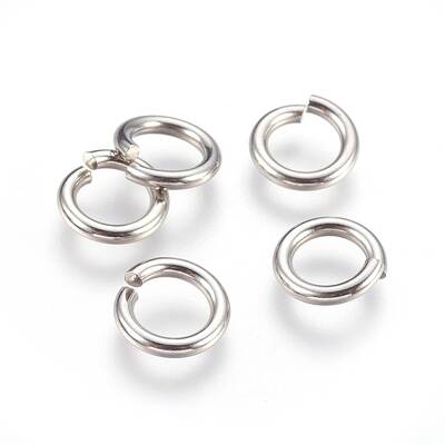 Tarnish Resistant 304 Stainless Steel Open Jump Rings