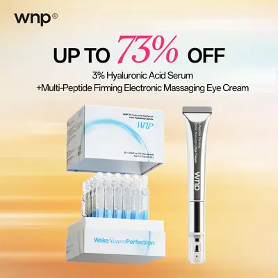 [WNP Official] Futura Tech Skin Set - Vegan 3% Hyaluronic Acid Serum, Massaging Eye Cream & Hydrating Moisturizer for Skincar...