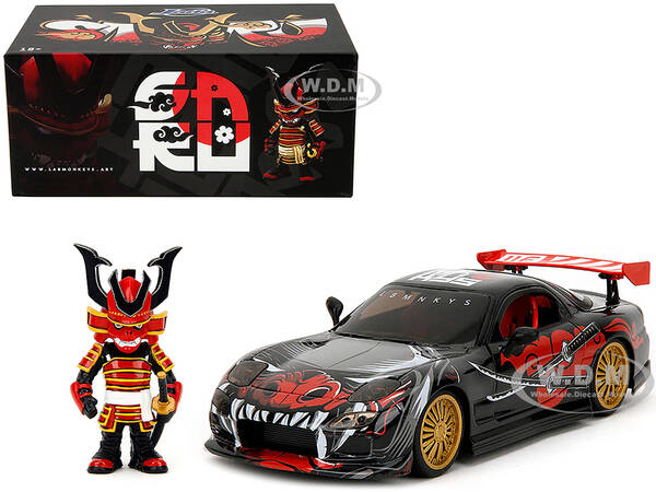 1993 Mazda RX-7 Black with Graphics \