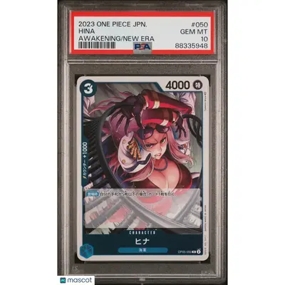 PSA 2023 One Piece CCG Hina #050 OP 05 Awakening of the New Era Japanese 10