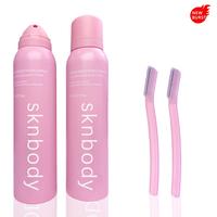SKNBODY Hair Identifier Spray and DermaplanerSet Body Care Flawless hair identifier spray watery Hair Removal Razor Wax Comfo...