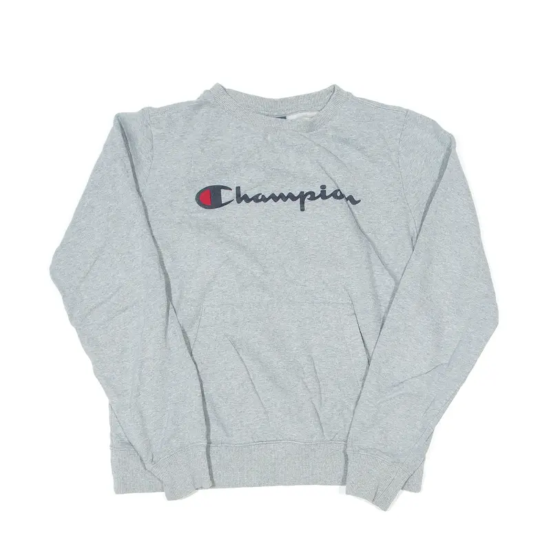 CHAMPION Sweatshirt Grey Mens XS