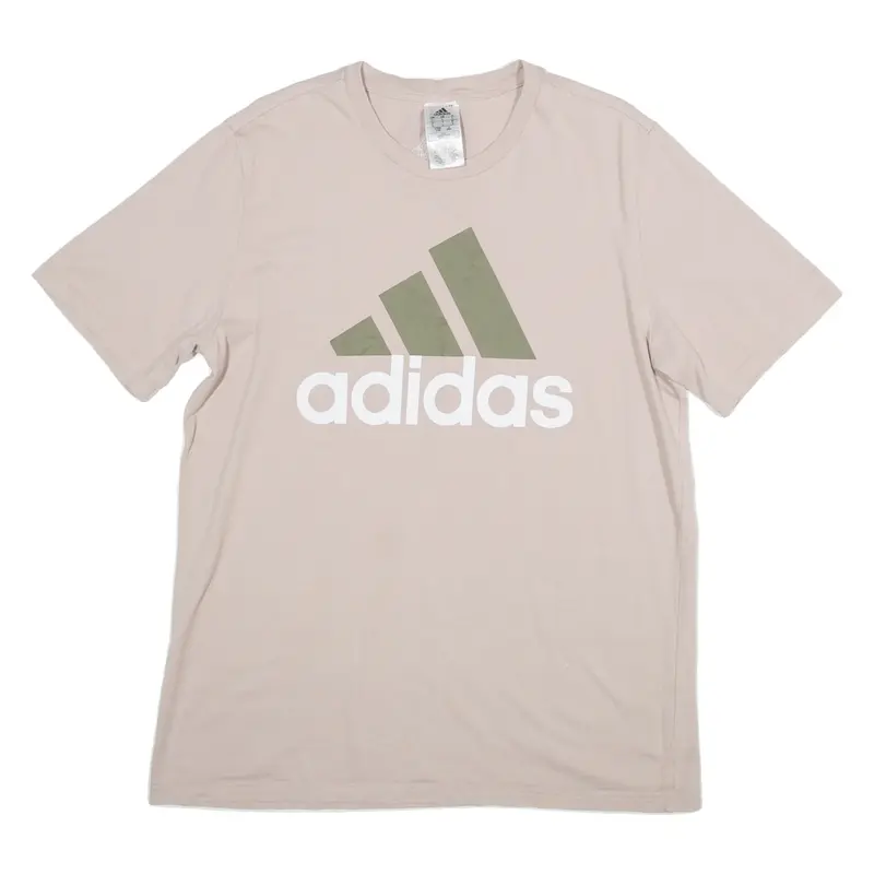 ADIDAS Mens T-Shirt Pink L