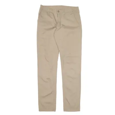 CARHARTT Club Trousers Beige Slim Tapered Mens W29 L32
