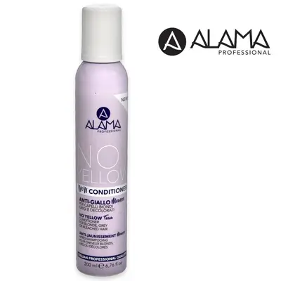 Alama Professional No Yellow Conditioner In Mousse Blonde Maintenance 200 Ml