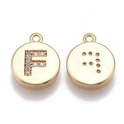 Brass Cubic Zirconia Charms