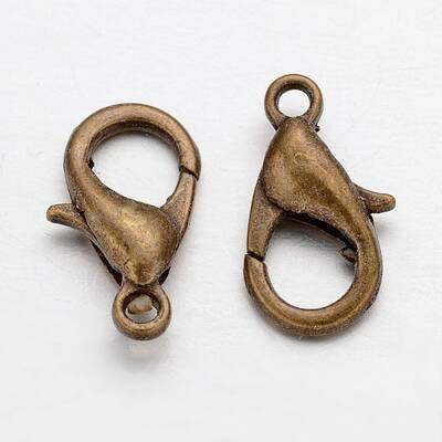 Zinc Alloy Lobster Claw Clasps