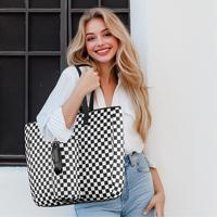 15L Summer Hobo Tote Bag with Water Bottle Pocket & Straw Storage, Large Capacity Multifunctional Cup Handbag for Travel and ...