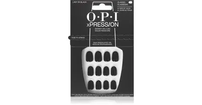 Opi Xpress-On Artificial Nails Iconic Tones Lady In Black 30 U