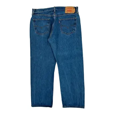501 Levis Jeans - 32W 27L Blue Cotton