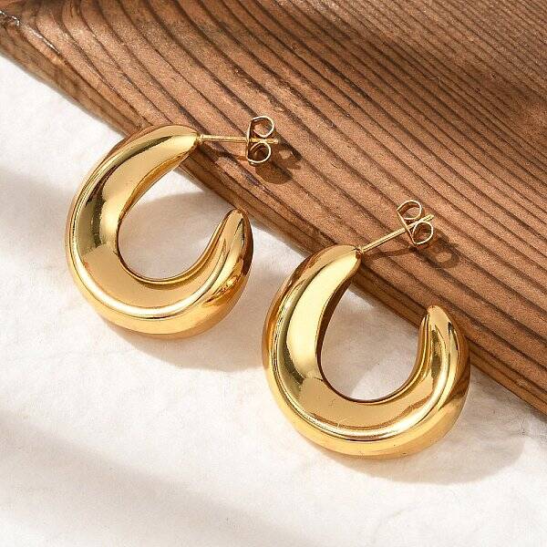 304 Stainless Steel Stud Earrings
