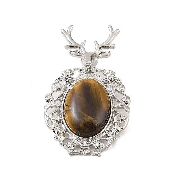 Natural Tiger Eye Pendants