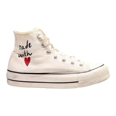 CONVERSE Chuck Taylor All Star 2021 High Top Trainers White Canvas Womens UK 7