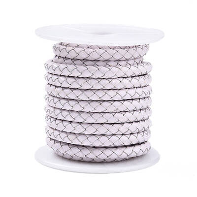 Braided Cowhide Leather Cord