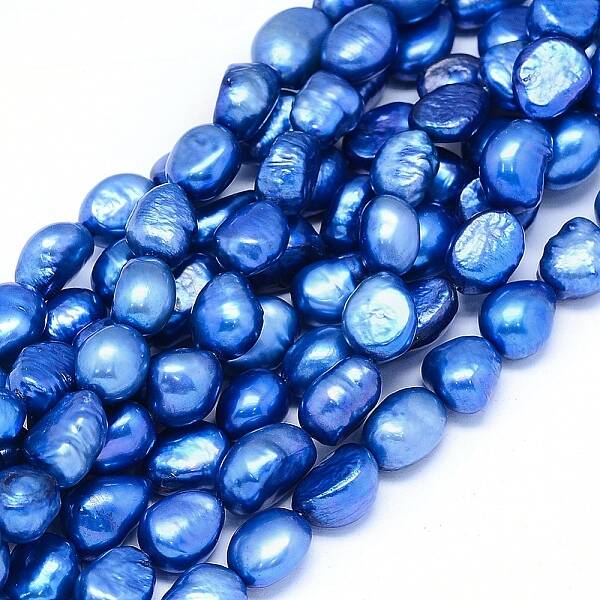 Dyed Natural Cultured Freshwater Pearl Beads Strands