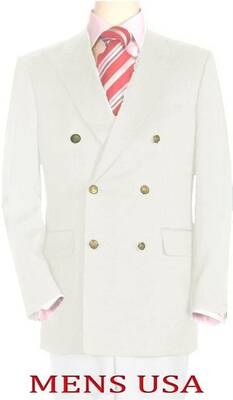 High Quality Designer Casual Cheap Priced Fashion Blazer Dress Jacket Off White Men's Double Breasted Suits Jacket Blazer Wit...